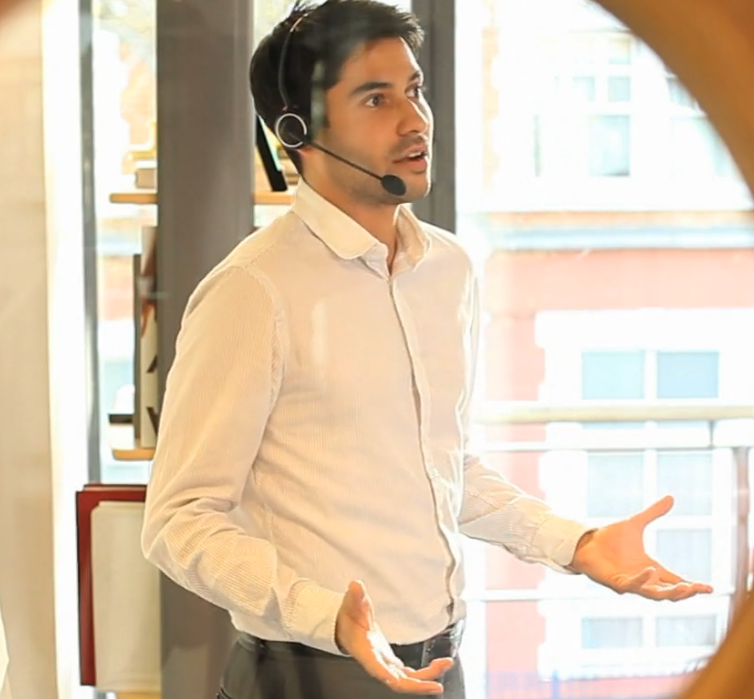 Young male office