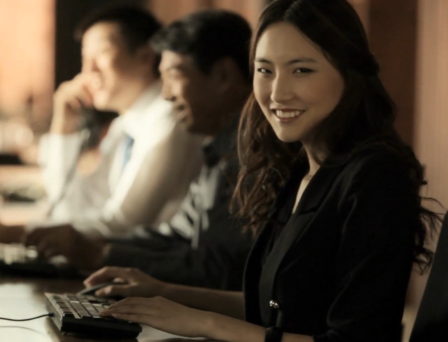 asian office female