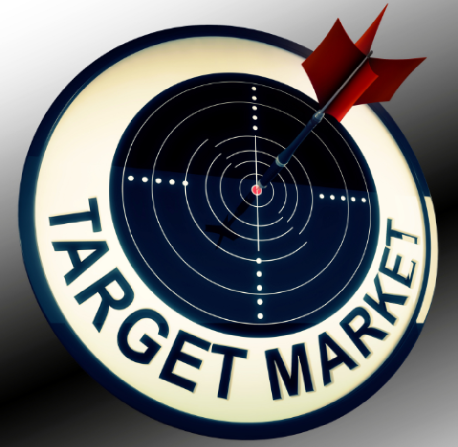 llustration showing payday loan targeting with a dart hitting a bullseye labeled “Target Market,” symbolizing financial exploitation.